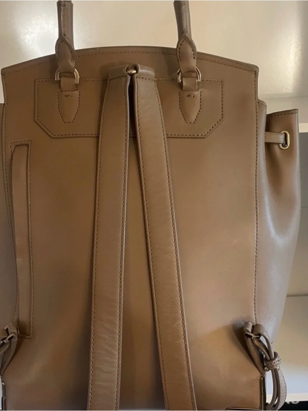 Alexander Wang Taupe Leather Backpack with Gold Hardware Alexander Wang | Bags | Alexander Wang Taupe Leather  main image 4
